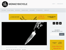 Tablet Screenshot of monkeybicycle.net